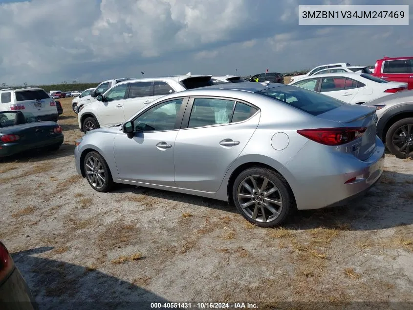 2018 Mazda Mazda3 Touring VIN: 3MZBN1V34JM247469 Lot: 40551431