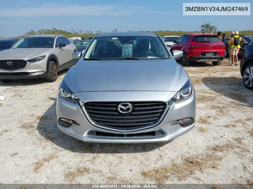 2018 Mazda Mazda3 Touring VIN: 3MZBN1V34JM247469 Lot: 40551431