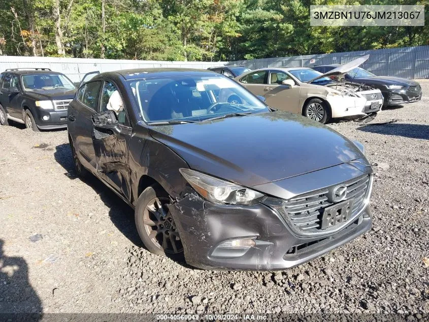 2018 Mazda Mazda3 Sport VIN: 3MZBN1U76JM213067 Lot: 40560049