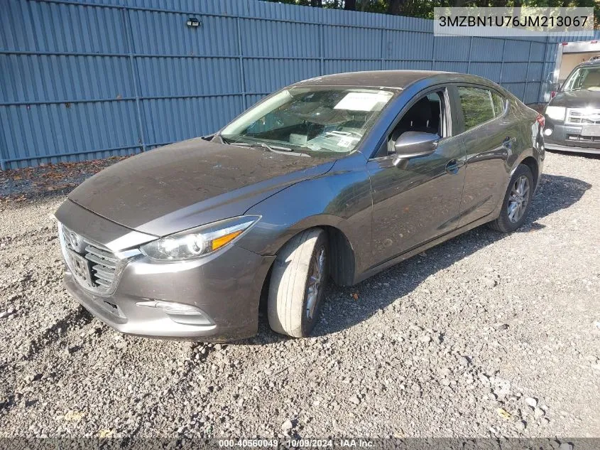 2018 Mazda Mazda3 Sport VIN: 3MZBN1U76JM213067 Lot: 40560049