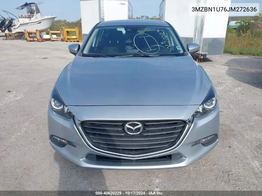 2018 Mazda Mazda3 Sport VIN: 3MZBN1U76JM272636 Lot: 40620229