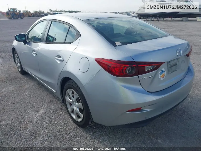 3MZBN1U76JM272636 2018 Mazda Mazda3 Sport