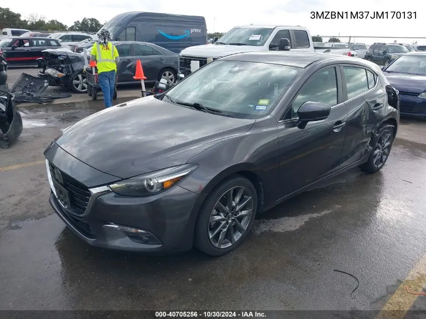 2018 Mazda Mazda3 Grand Touring VIN: 3MZBN1M37JM170131 Lot: 40705256