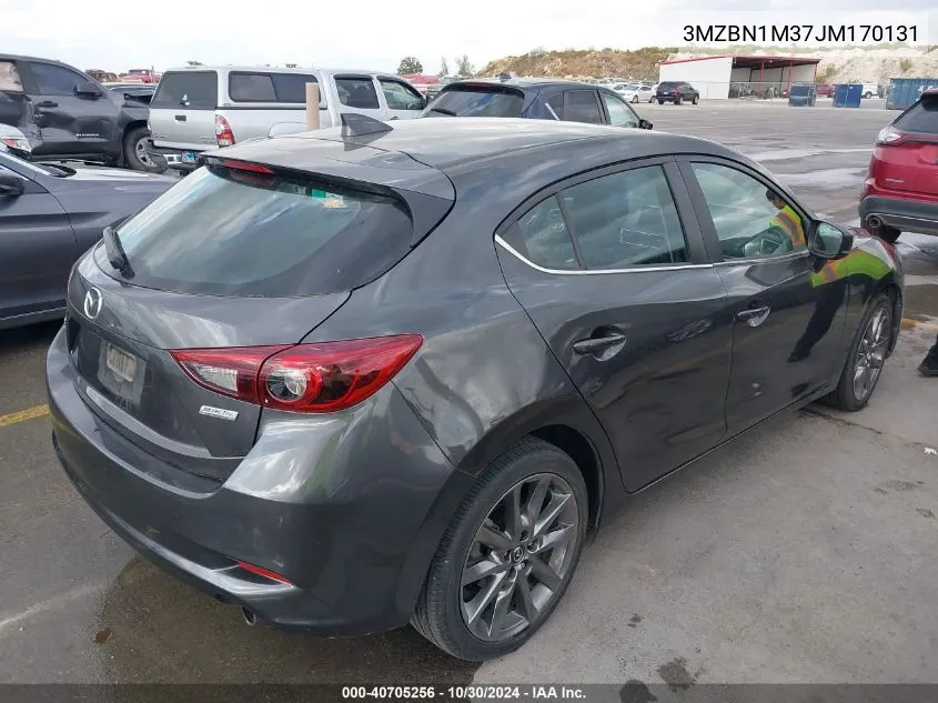 2018 Mazda Mazda3 Grand Touring VIN: 3MZBN1M37JM170131 Lot: 40705256