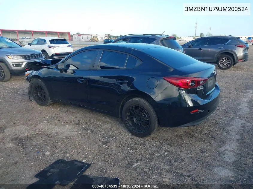 2018 Mazda Mazda3 Sport VIN: 3MZBN1U79JM200524 Lot: 40734539