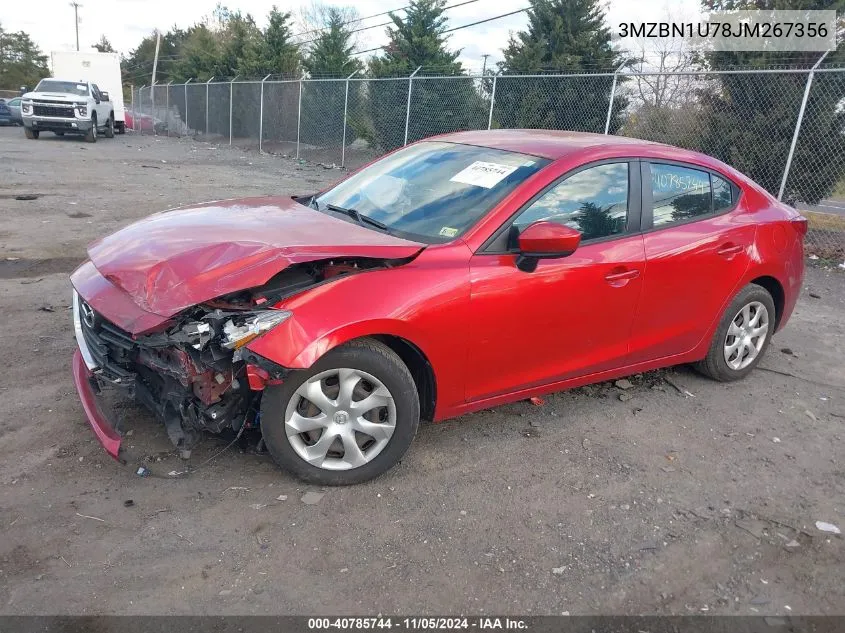 2018 Mazda Mazda3 Sport VIN: 3MZBN1U78JM267356 Lot: 40785744