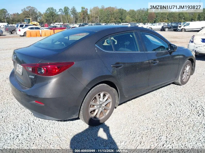 3MZBN1U71JM193827 2018 Mazda Mazda3 Sport