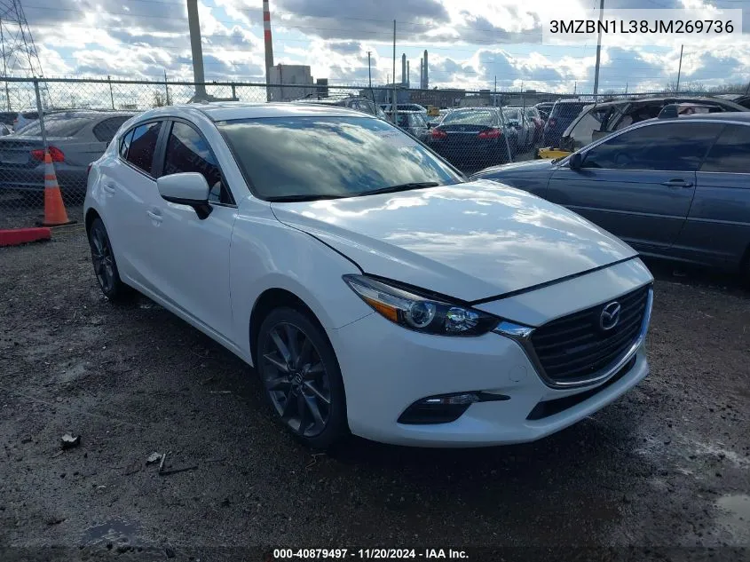 2018 Mazda Mazda3 Touring VIN: 3MZBN1L38JM269736 Lot: 40879497