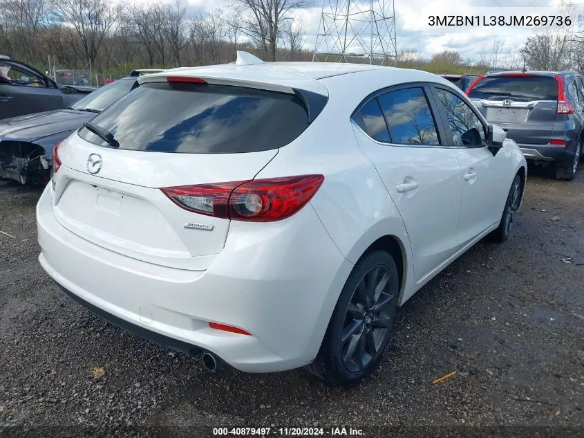 2018 Mazda Mazda3 Touring VIN: 3MZBN1L38JM269736 Lot: 40879497