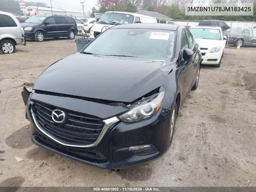 2018 Mazda Mazda3 Sport VIN: 3MZBN1U78JM183425 Lot: 40881902