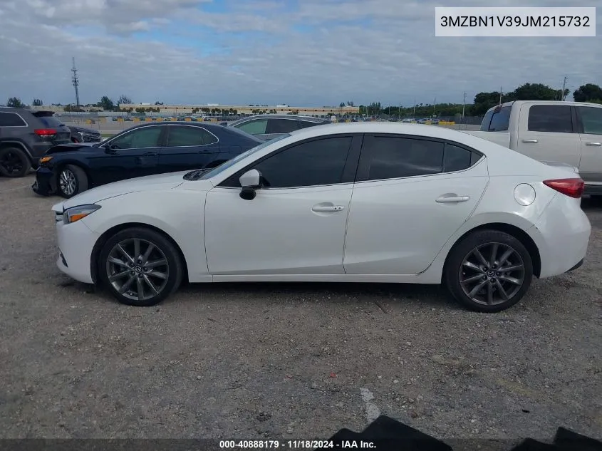 2018 Mazda 3 Touring VIN: 3MZBN1V39JM215732 Lot: 40888179