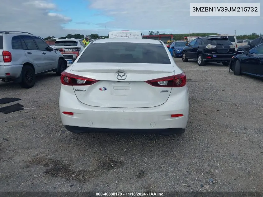 2018 Mazda 3 Touring VIN: 3MZBN1V39JM215732 Lot: 40888179