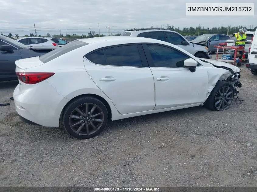 2018 Mazda 3 Touring VIN: 3MZBN1V39JM215732 Lot: 40888179