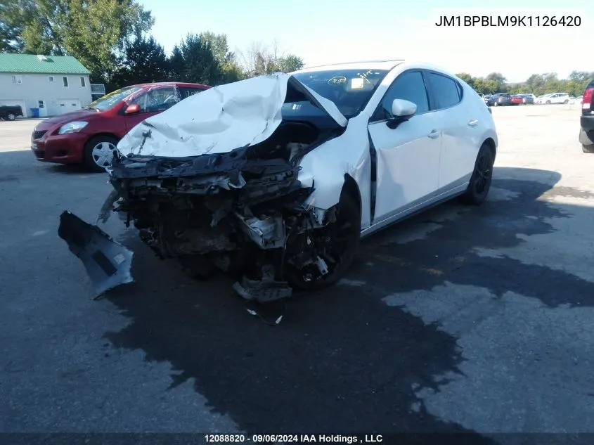 JM1BPBLM9K1126420 2019 Mazda 3 Preferred Plus