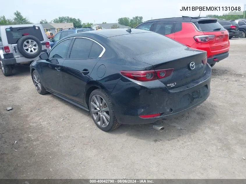 2019 Mazda Mazda3 Premium Package VIN: JM1BPBEM0K1131048 Lot: 40042790