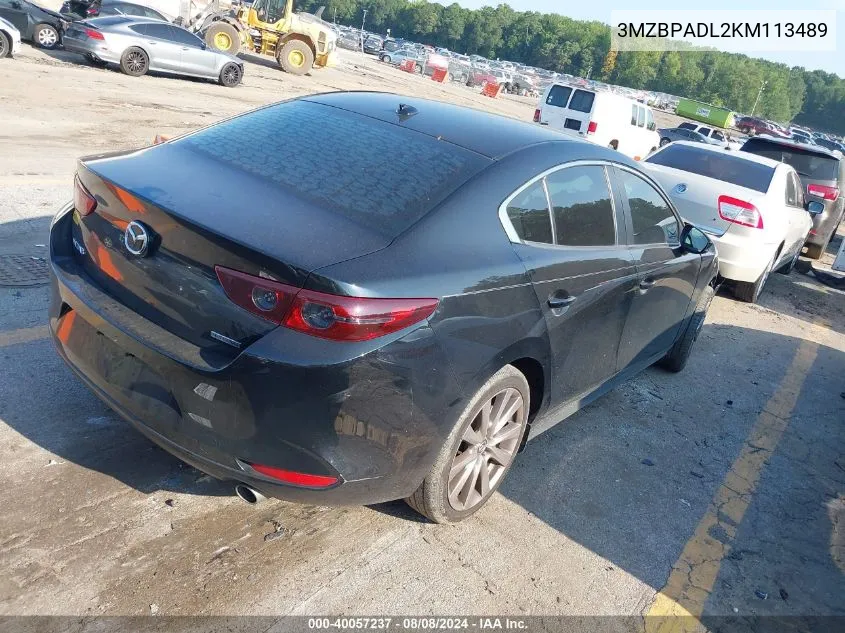 3MZBPADL2KM113489 2019 Mazda Mazda3 Preferred Package