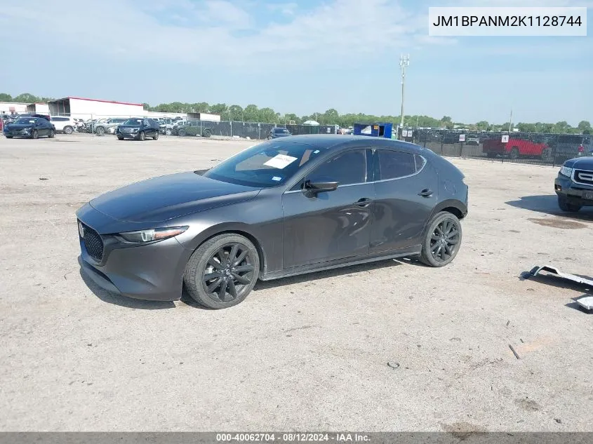 2019 Mazda Mazda3 Premium Package VIN: JM1BPANM2K1128744 Lot: 40062704