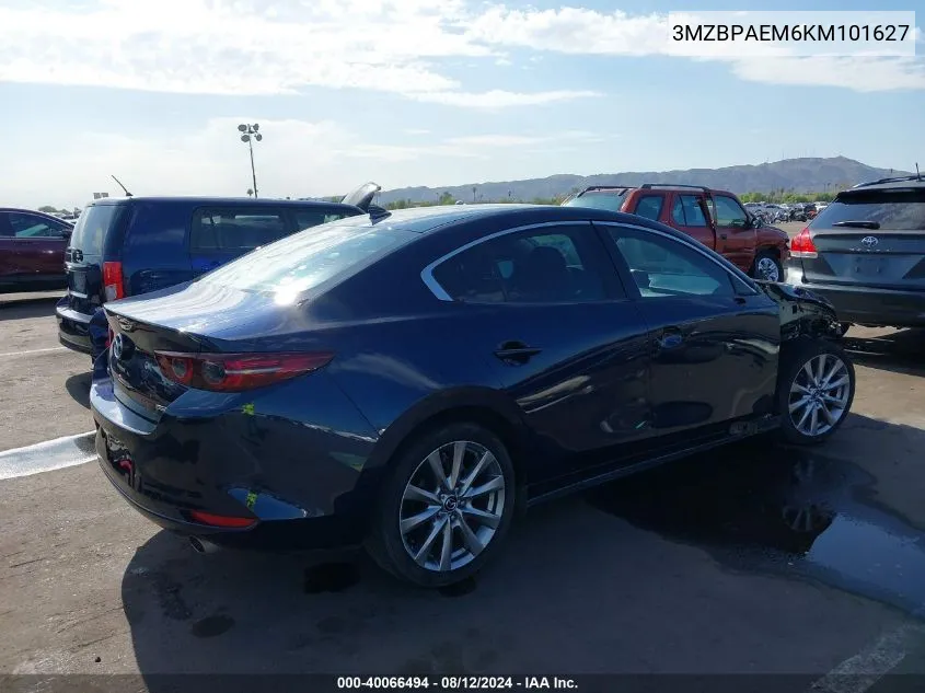 2019 Mazda Mazda3 Premium Package VIN: 3MZBPAEM6KM101627 Lot: 40066494