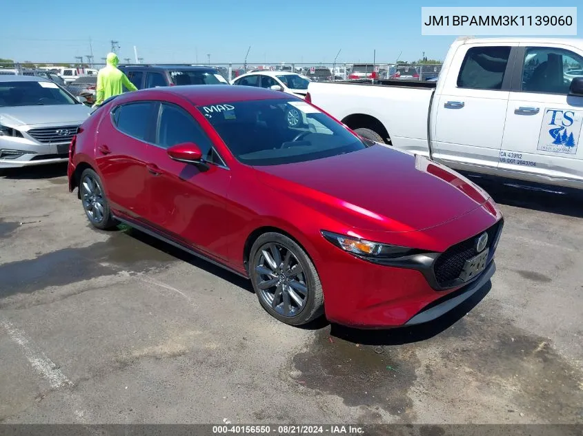 2019 Mazda 3 Preferred VIN: JM1BPAMM3K1139060 Lot: 40156550