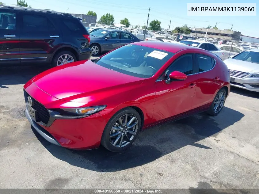 2019 Mazda 3 Preferred VIN: JM1BPAMM3K1139060 Lot: 40156550