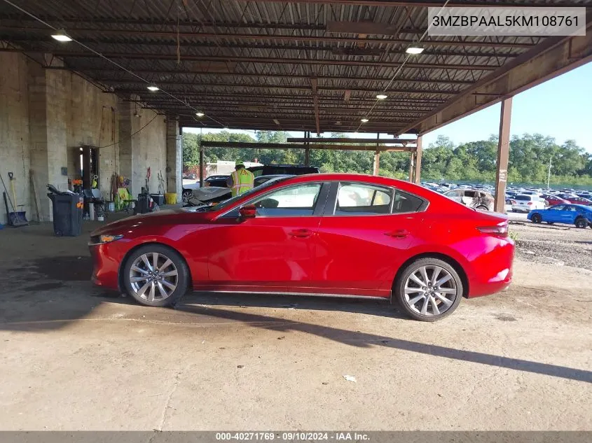 3MZBPAAL5KM108761 2019 Mazda Mazda3 Select