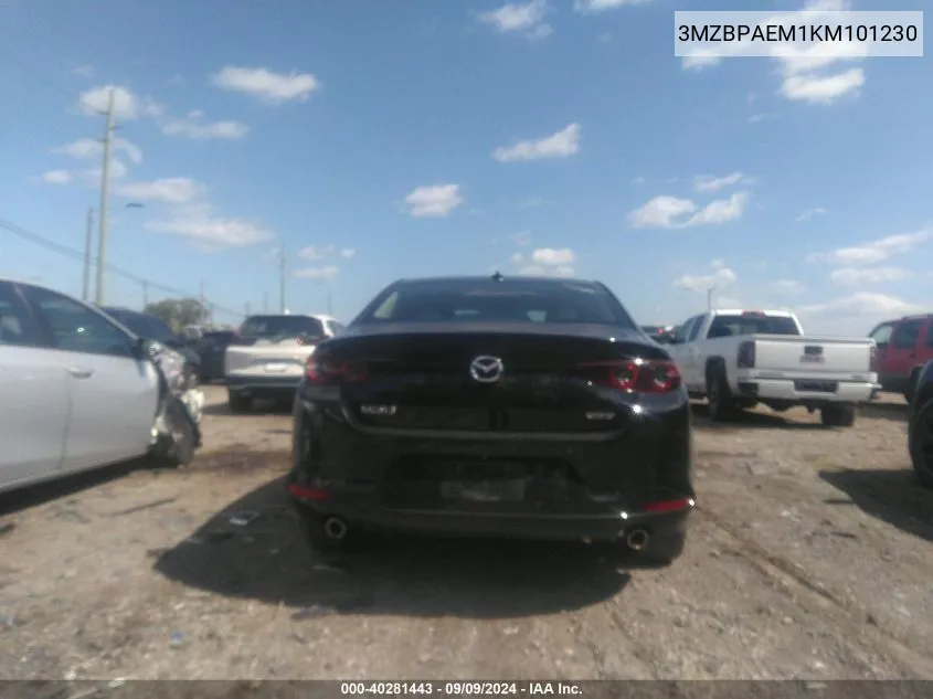 2019 Mazda Mazda3 Premium Package VIN: 3MZBPAEM1KM101230 Lot: 40281443