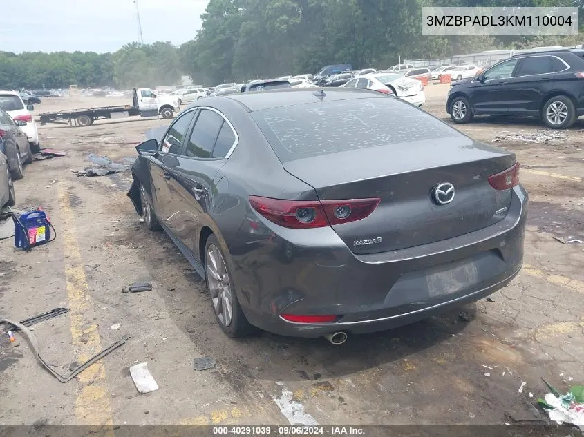 3MZBPADL3KM110004 2019 Mazda Mazda3 Preferred Package