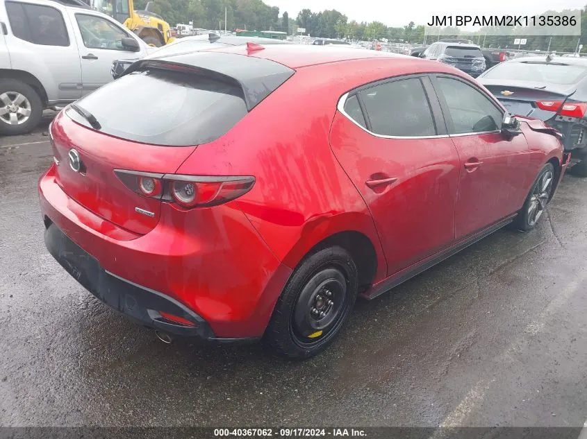 2019 Mazda Mazda3 Preferred Package VIN: JM1BPAMM2K1135386 Lot: 40367062