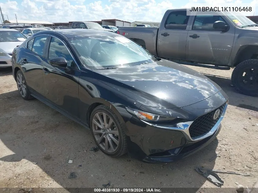 2019 Mazda Mazda3 Select Package VIN: JM1BPACL1K1106468 Lot: 40381930