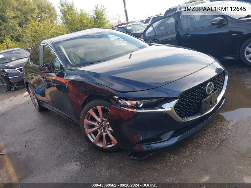 3MZBPAAL1KM112645 2019 Mazda Mazda3 Select Package