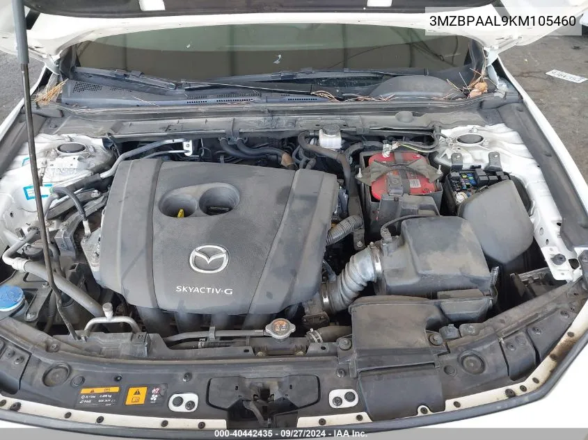 3MZBPAAL9KM105460 2019 Mazda Mazda3 Select Package