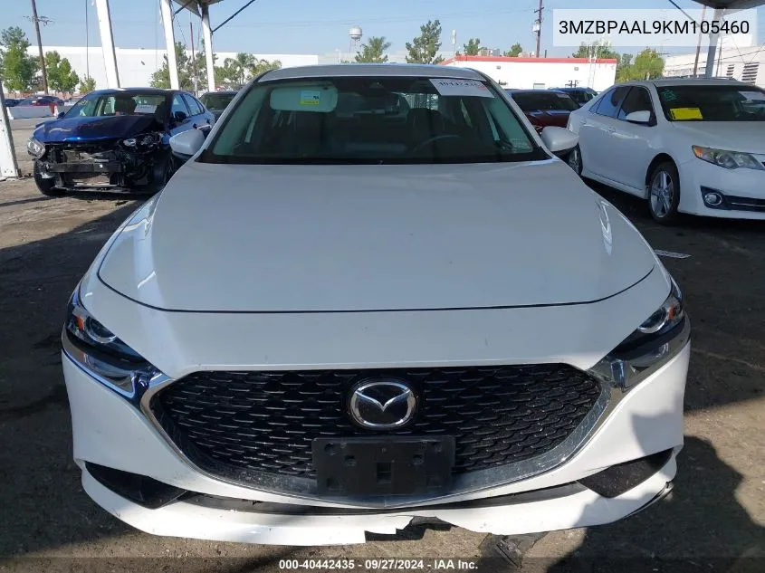 3MZBPAAL9KM105460 2019 Mazda Mazda3 Select Package