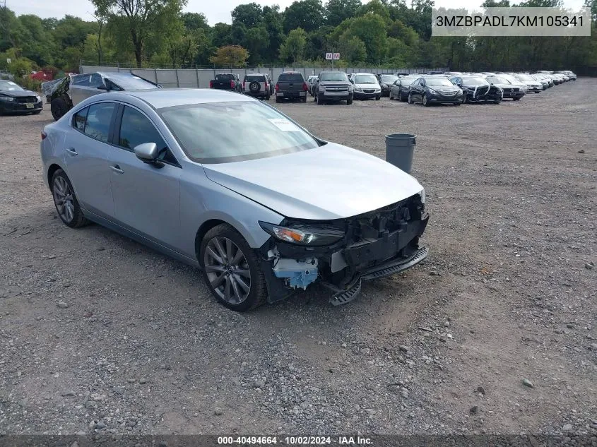 2019 Mazda Mazda3 Preferred Package VIN: 3MZBPADL7KM105341 Lot: 40494664