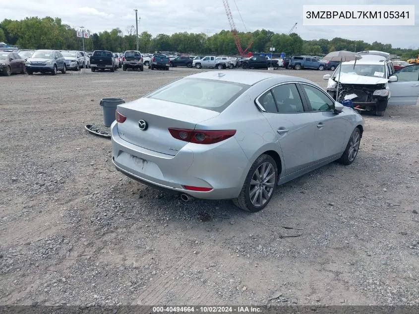 3MZBPADL7KM105341 2019 Mazda Mazda3 Preferred Package