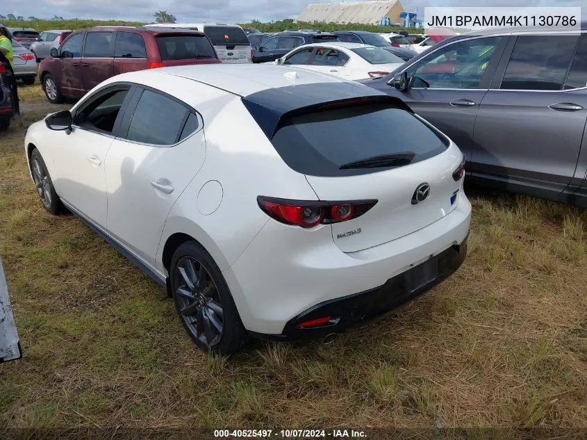 2019 Mazda 3 Preferred VIN: JM1BPAMM4K1130786 Lot: 40525497