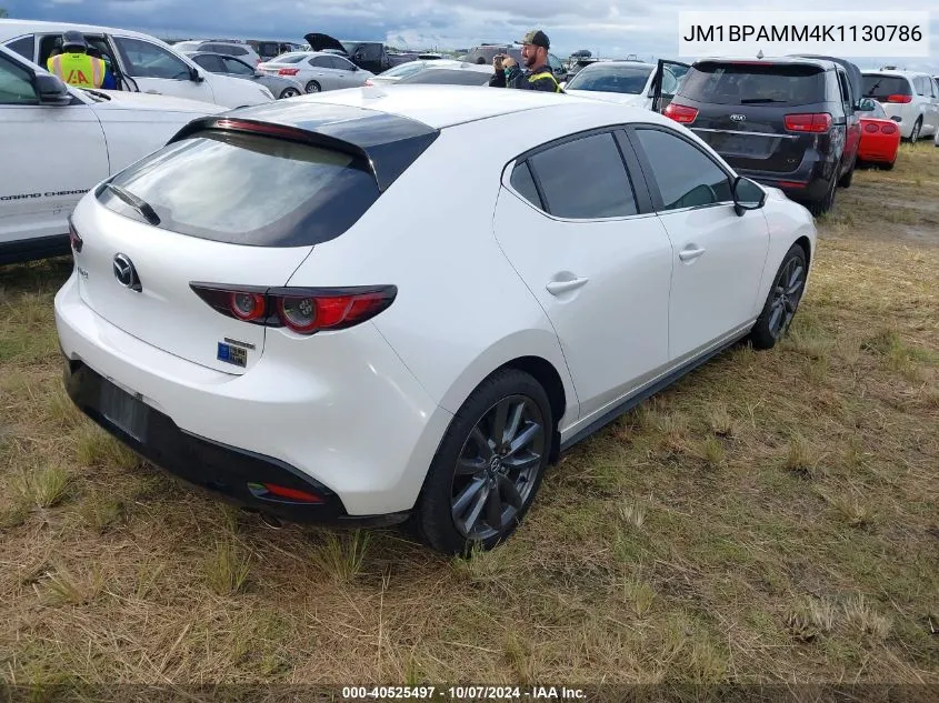 2019 Mazda 3 Preferred VIN: JM1BPAMM4K1130786 Lot: 40525497