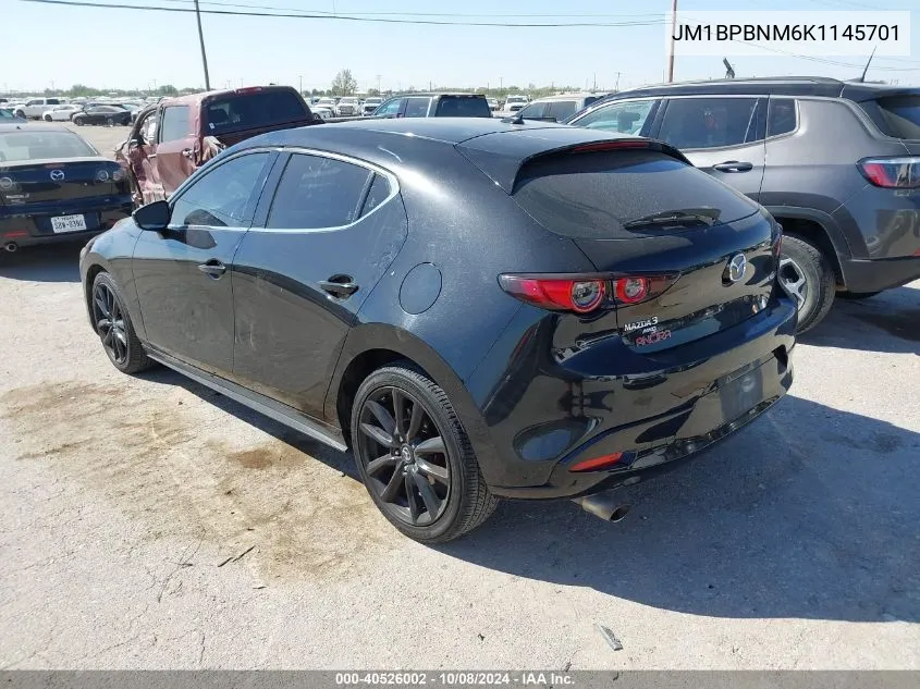 2019 Mazda 3 Premium VIN: JM1BPBNM6K1145701 Lot: 40526002