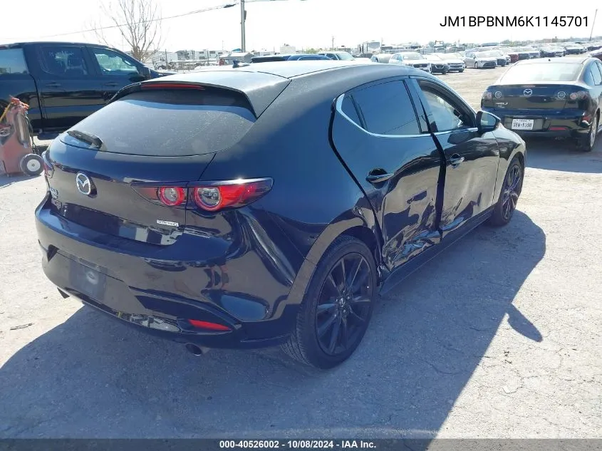 2019 Mazda 3 Premium VIN: JM1BPBNM6K1145701 Lot: 40526002