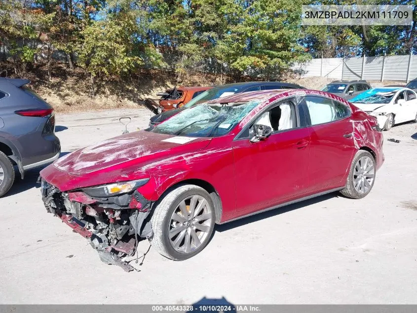 2019 Mazda Mazda3 Preferred Package VIN: 3MZBPADL2KM111709 Lot: 40543328