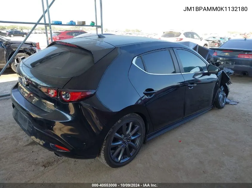 2019 Mazda Mazda3 Preferred VIN: JM1BPAMM0K1132180 Lot: 40553008