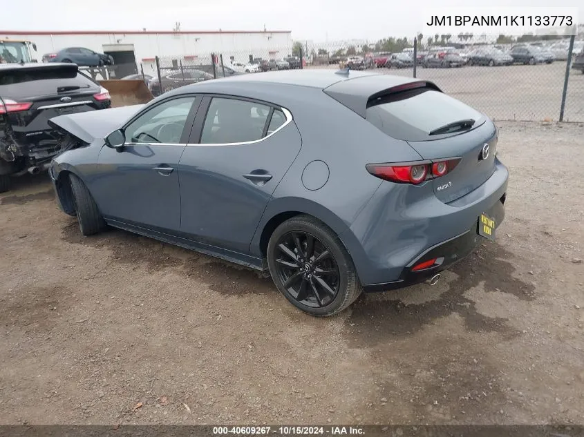 2019 Mazda Mazda3 Premium Package VIN: JM1BPANM1K1133773 Lot: 40609267