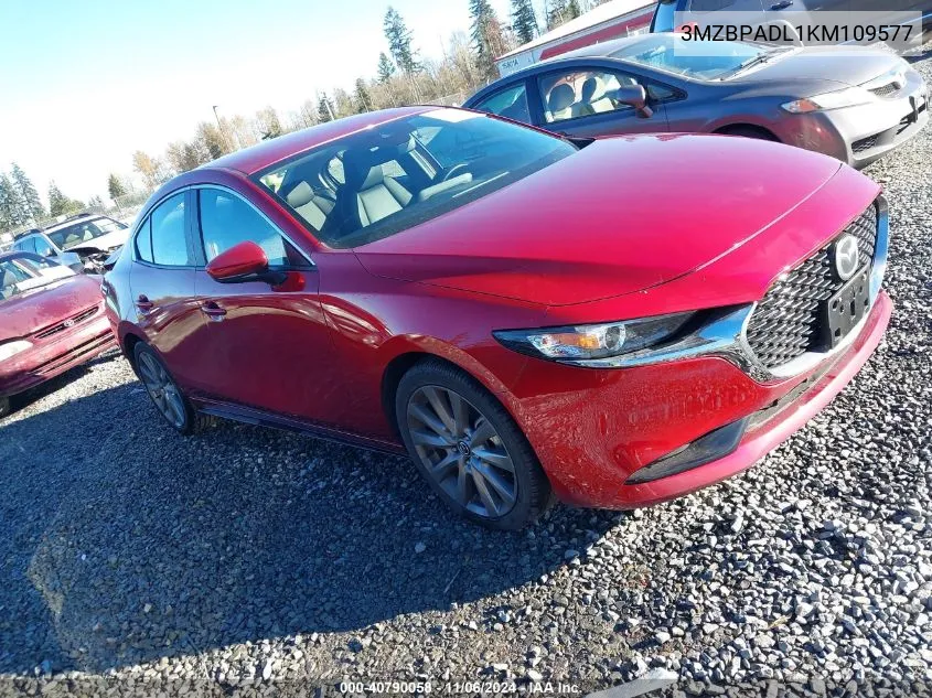 2019 Mazda Mazda3 Preferred Package VIN: 3MZBPADL1KM109577 Lot: 40790058