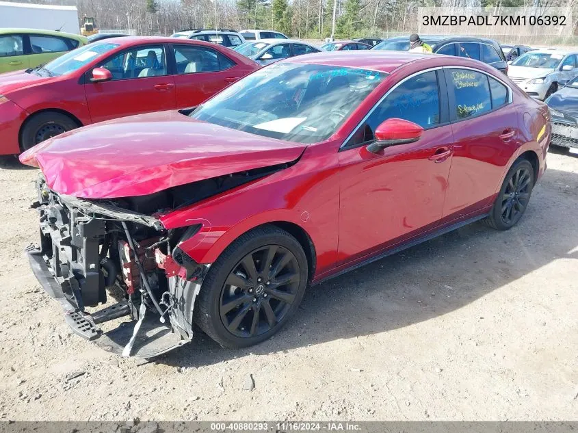 2019 Mazda Mazda3 Preferred Package VIN: 3MZBPADL7KM106392 Lot: 40880293