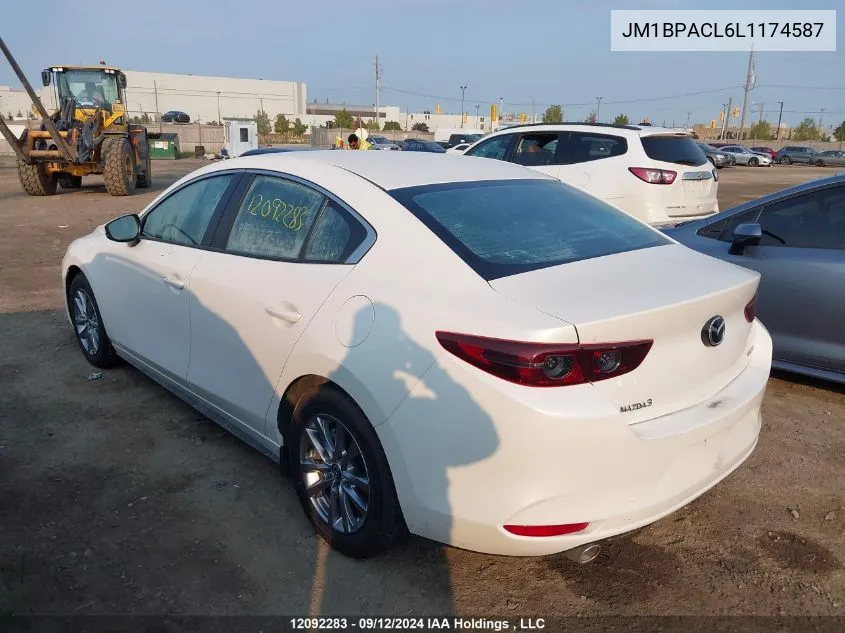 JM1BPACL6L1174587 2020 Mazda Mazda3