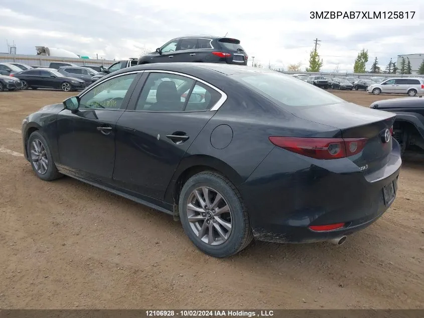 3MZBPAB7XLM125817 2020 Mazda Mazda3