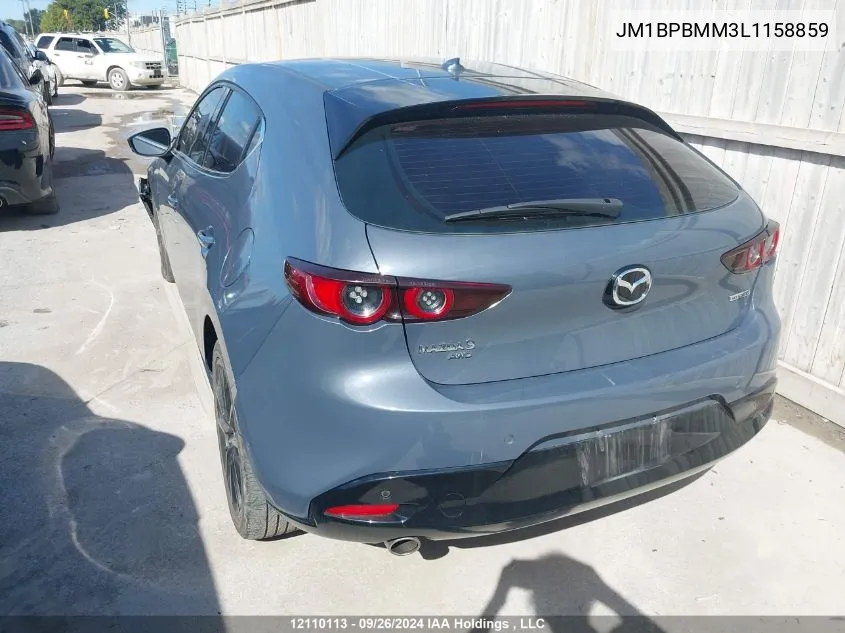 2020 Mazda Mazda3 Sport VIN: JM1BPBMM3L1158859 Lot: 12110113