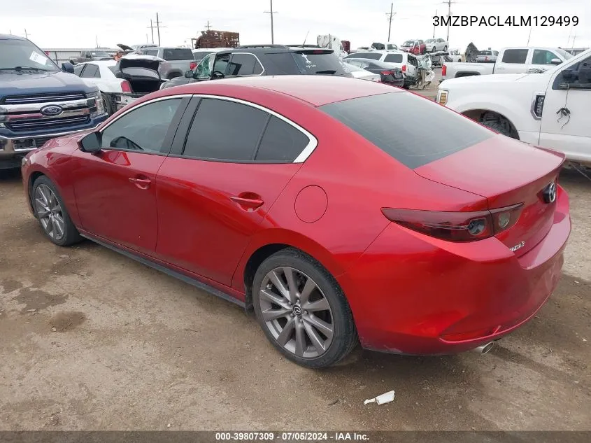 3MZBPACL4LM129499 2020 Mazda Mazda3 Select Package