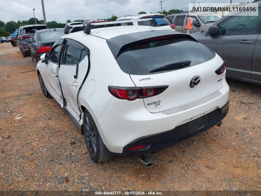 2020 Mazda Mazda3 Preferred Package VIN: JM1BPBMM4L1169496 Lot: 40043777