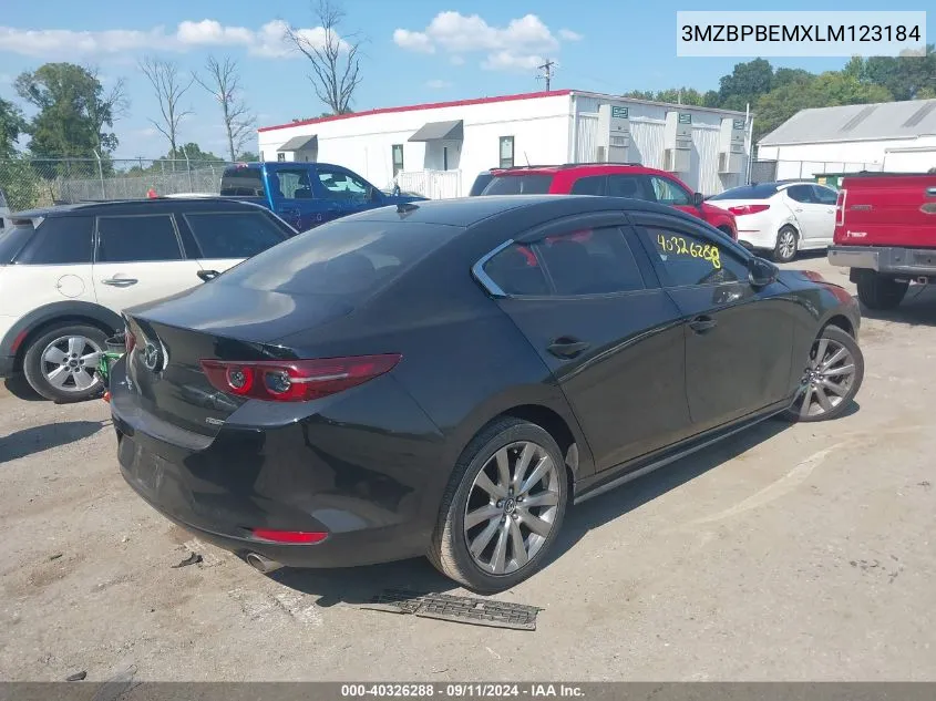 2020 Mazda Mazda3 Premium Package VIN: 3MZBPBEMXLM123184 Lot: 40326288