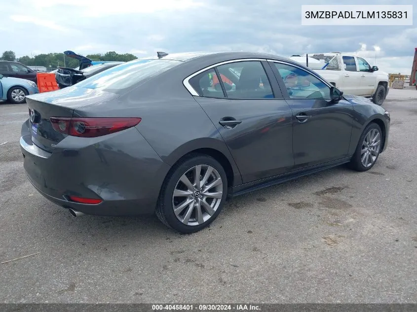 3MZBPADL7LM135831 2020 Mazda Mazda3 Preferred Package